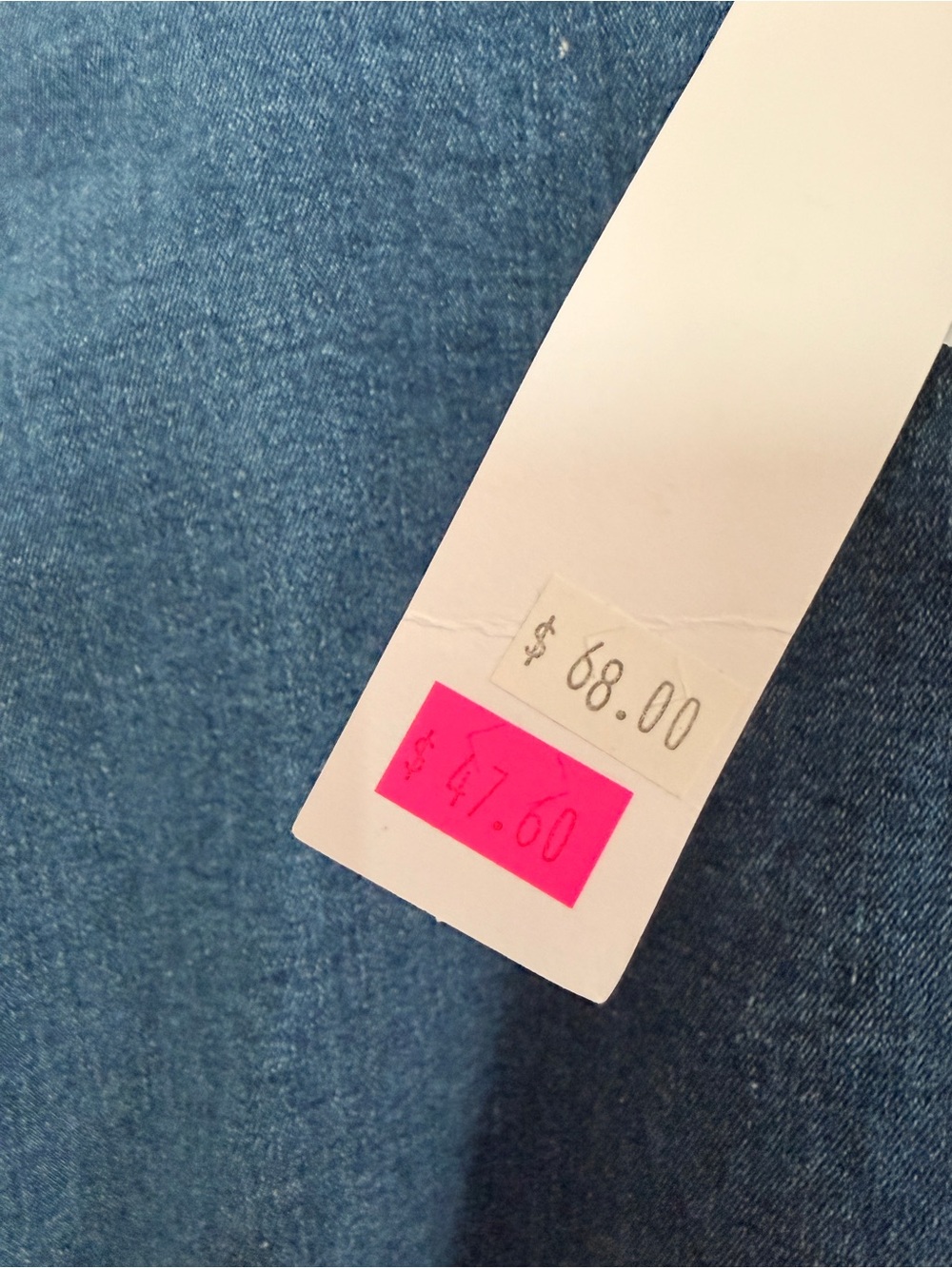 TOPSHOP Blue Denim Tank Dress - Picture 6 of 8